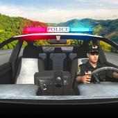सड़क से हटकर पुलिस गाड़ी चलाना - Police Car