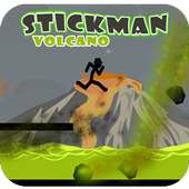 Stickman Volcano Adventure