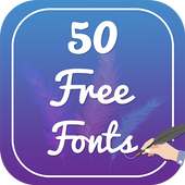 50 Free Fonts Style on 9Apps