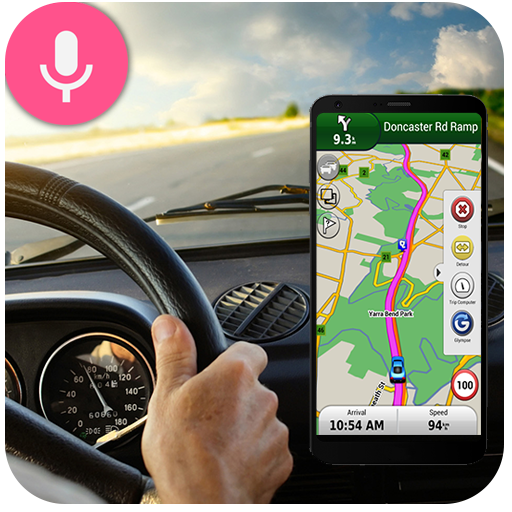 Voice GPS Navigation &amp; Maps Tracker icon