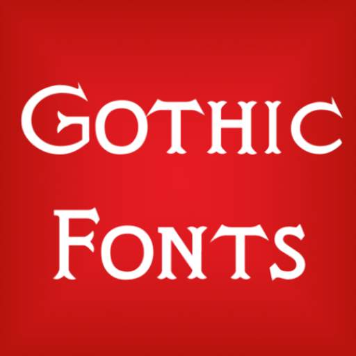 Gothic Fonts for FlipFont