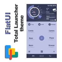 Тема FlatUI для Total Launcher