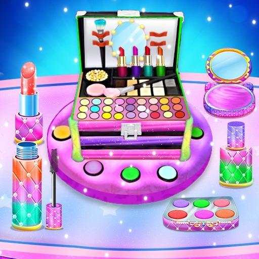 Homemade makeup kit: doll makeup games for girls