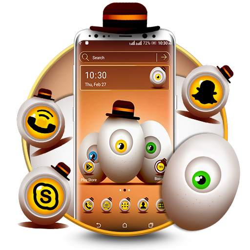 Egg Eye Launcher Theme