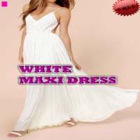 белый платье макси