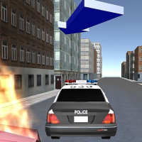 Gerçek 3D Polis Arabası Oyunu