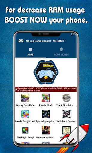 No Lag Game Booster: Play Games Faster / No - Root screenshot 2