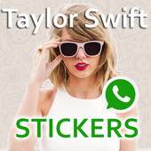 Chat on WhatsApp with stickers by Taylor Swift.