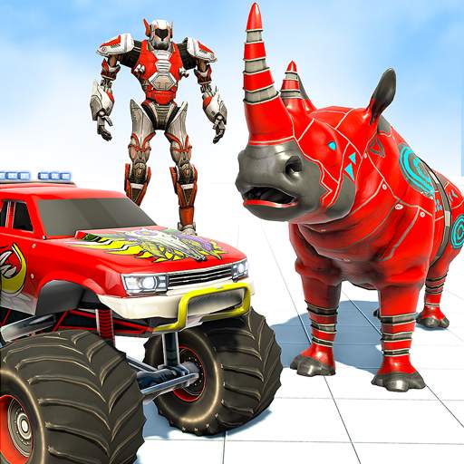 Monster Truck Robot Wars Games Rhino Robot Game