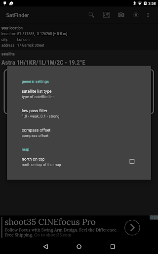 SatFinder скриншот 14