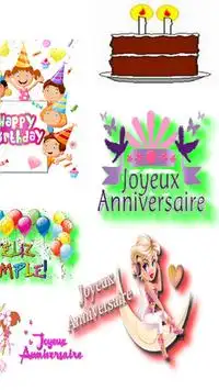 Happy Birthday Stickers Joyeux Anniversaire Apk Download 22 Free 9apps