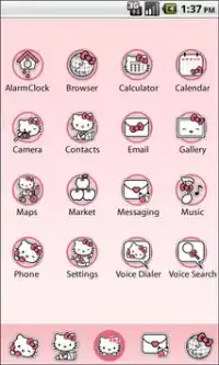 Message Theme for Hello Kitty APK for Android Download