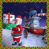 Entrega de regalos de Navidad en coche: Santa