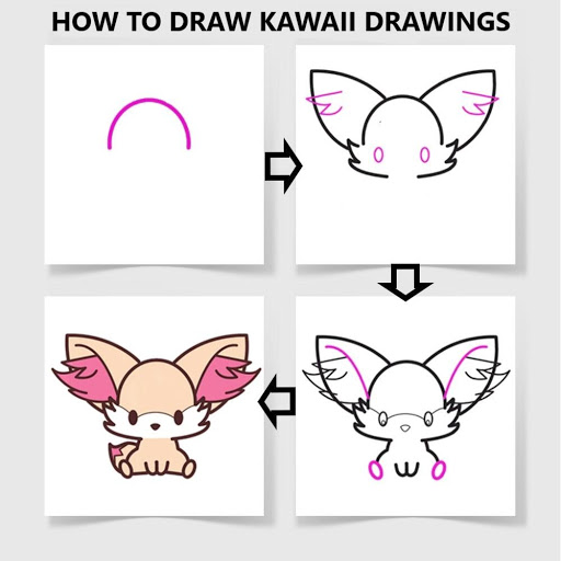 How to Draw a Kawaii Cat - Really Easy Drawing Tutorial