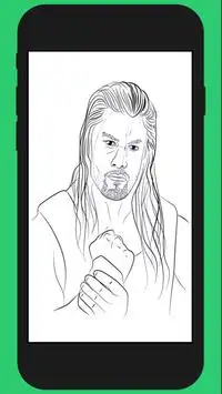 how to draw wwe superstars