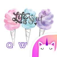 Sweet Ice Cream Emoji Keyboard Theme