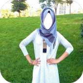 Hijab Lady Jeans Style Photo Frames on 9Apps