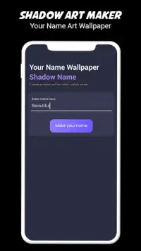 Stylish Name Art Shadow Maker