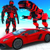 Dinozor Robot Dönüşümü: Araba Robotu Taşıma Sim