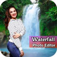 Waterfall Photo Frame : Cut Paste Editor on 9Apps