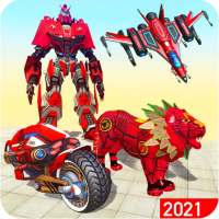 Grand Robot Lion Transform Simulator on 9Apps