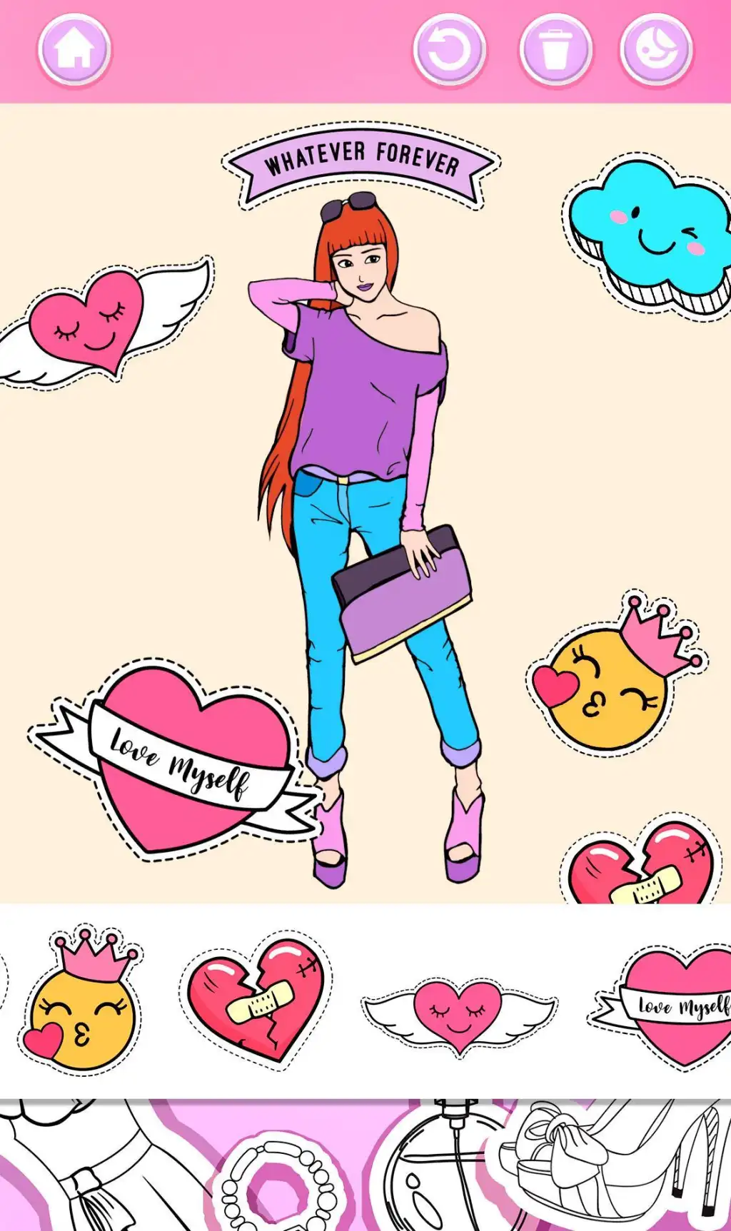 Fashion Coloring Book Screenshot