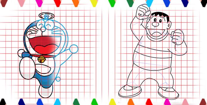 How to draw Easy Doraemon For kids And Toddlers|| #doraemon #nobita  #doraemoncartoon #drawing - YouTube