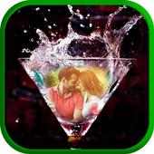 Wine Glass Photo Frames on 9Apps