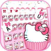 Tema Keyboard Cat Cupcake