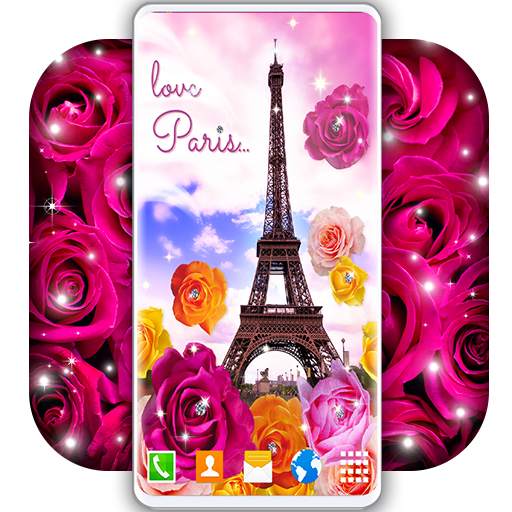 Paris Love Live Wallpaper