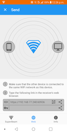 SuperBeam | WiFi Direct Share screenshot 5