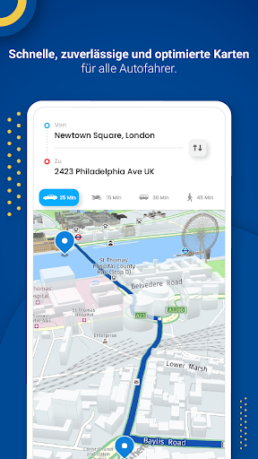 GPS Live Navigation, Karten, Wegbeschreibungen screenshot 9