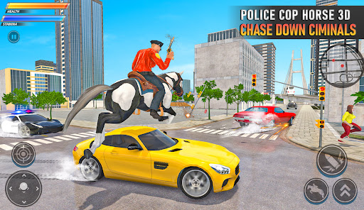 Mounted Police Horse Chase 3D screenshot 9