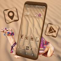 Desert Sand Waves Launcher Theme