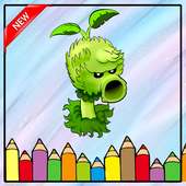 How To Color Plants & Zombies