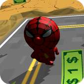 3D Spider Cat Man Run Game