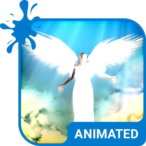 Angel Animated Keyboard   Live Wallpaper