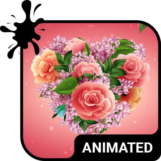 Bouquet Animated Keyboard   Live Wallpaper