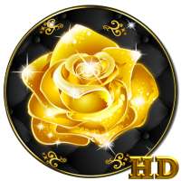 Golden Rose APUS Live Wallpaper