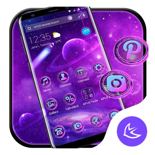 Space Galaxy APUS Launcher theme