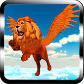 Vliegende Lion -Wild Simulator