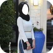 Hijab Ladies Jeans Style Photo Frames on 9Apps