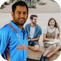 Selfie with MS Dhoni - Cricket Player Photo Editor on 9Apps