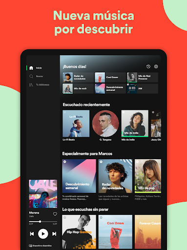 Spotify: música y pódcasts screenshot 10