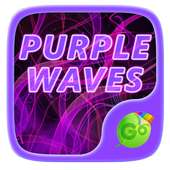 Purple Waves GO Keyboard Theme