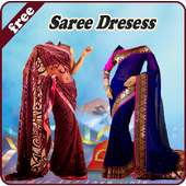 Saree Dresses Photo Montage