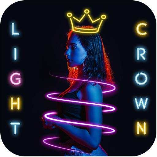 Light Crown Photo Editor : Neon Effect