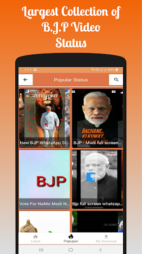BJP Photo Frames, Video Status, Wallpaper, Quotes स्क्रीनशॉट 6