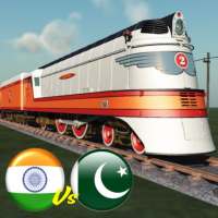 INDIA VS PAKISTAN Racing Train Game Simulator