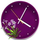 Flower Clock Live Wallpaper on 9Apps